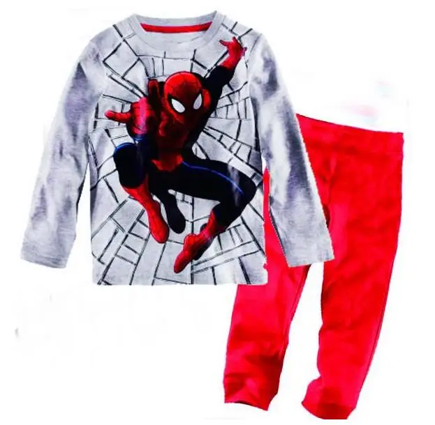 Детские комплекты 141 а для мальчиков одежда сна Хлопковая пижама малышей нижнего