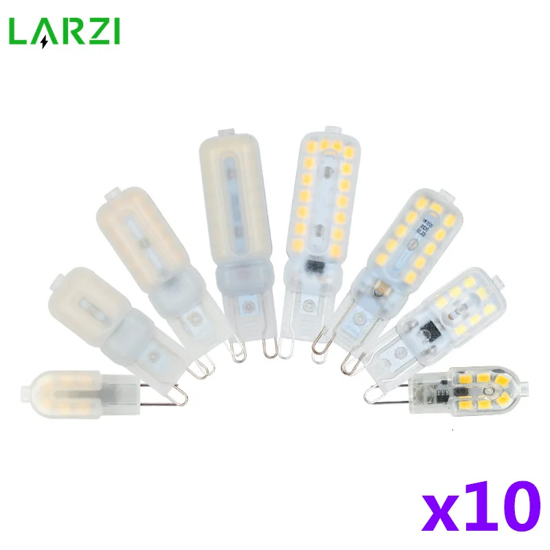 

10pcs/lot G4 G9 LED Bulb 3W 5W 7W AC220V DC12V LED Lamp SMD2835 Spotlight Chandelier High Quality Lighting Replace Halogen Lamps