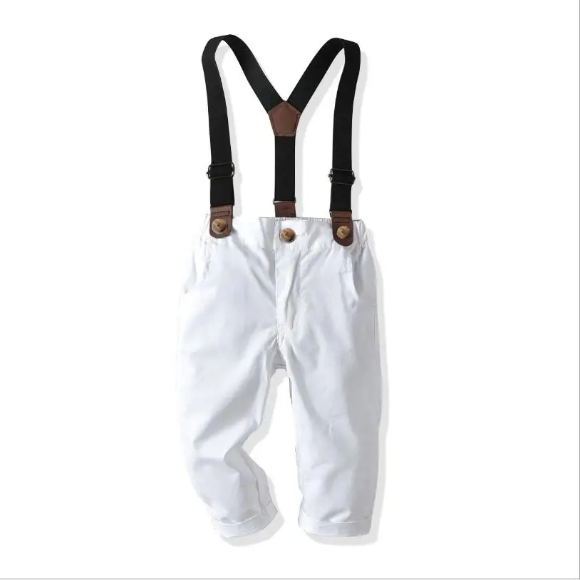 Baby boy clothing Suit Boy clothes wedding Bow tie gentleman baby Birthday banquet Full dress Rompers Children's wear PCS stripe |