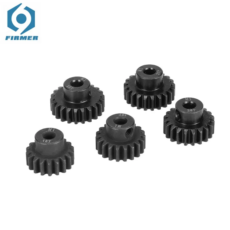 Brand New 5pcs M1 5mm 18T 19T 20T 21T 22T Pinion Engine Gear For Rc Car 1/8 Brushed Brushless Motor