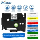 Unistar TZe-S241 совместима с лентой для этикеток Brother 18 мм, устройство для этикеток, прочная клейкая лента для принтера TZe-S241 TZS141 TZS641 S243
