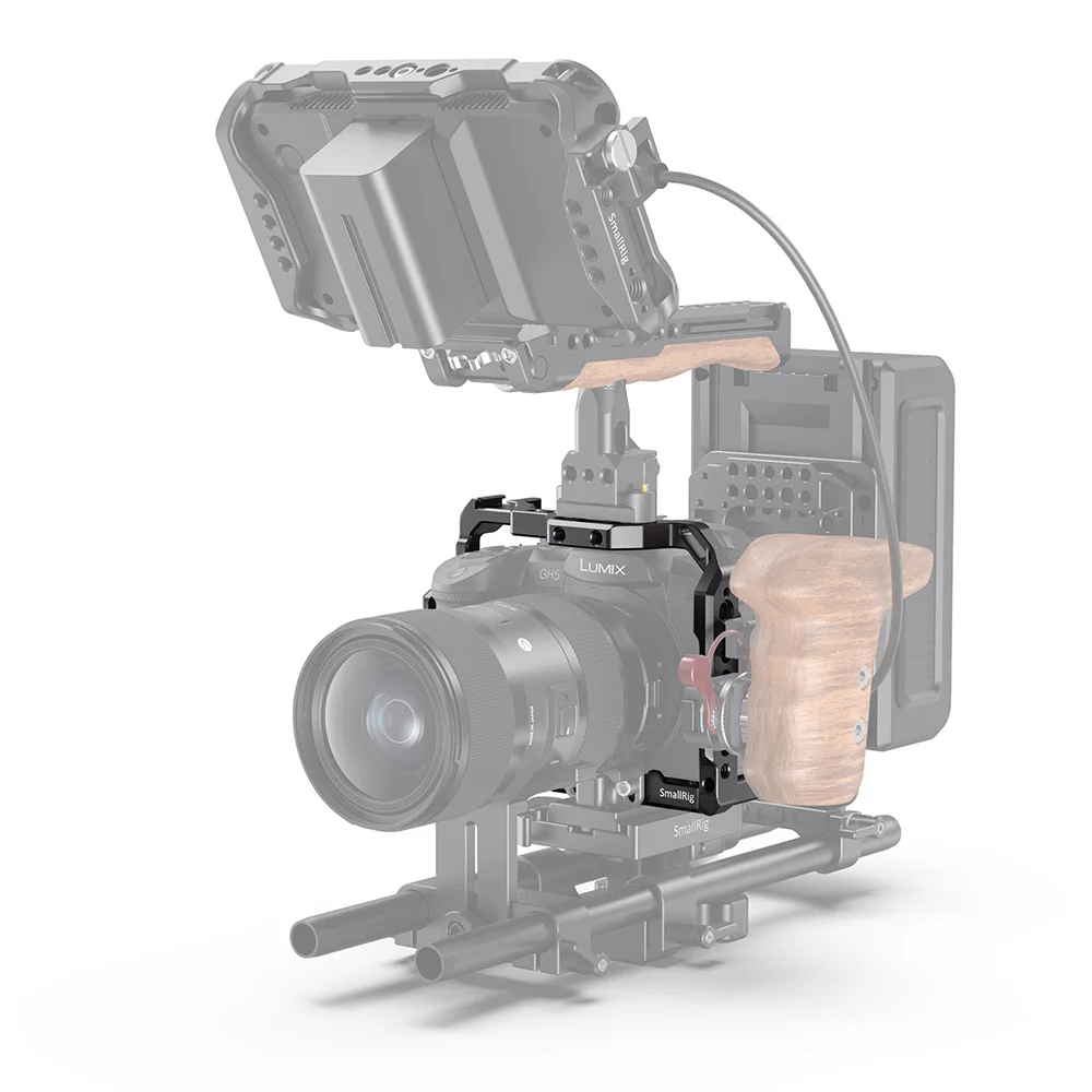 Клетка SmallRig GH5 для Panasonic Lumix GH5/GH5S клетка камеры с отверстиями резьбы 1/4 Ɖ/8'