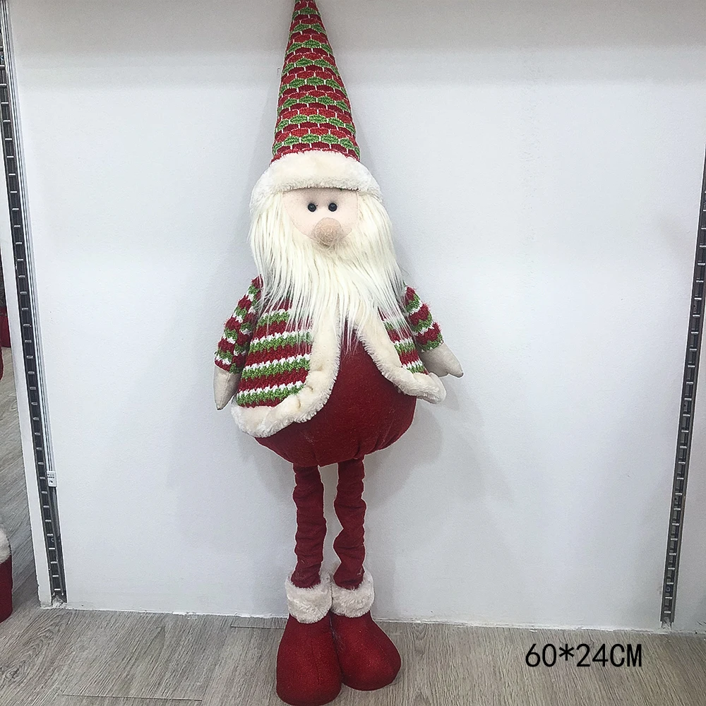 Выдвижные игрушки с изображением оленя/Санта Клауса/снеговика плюшевые куклы