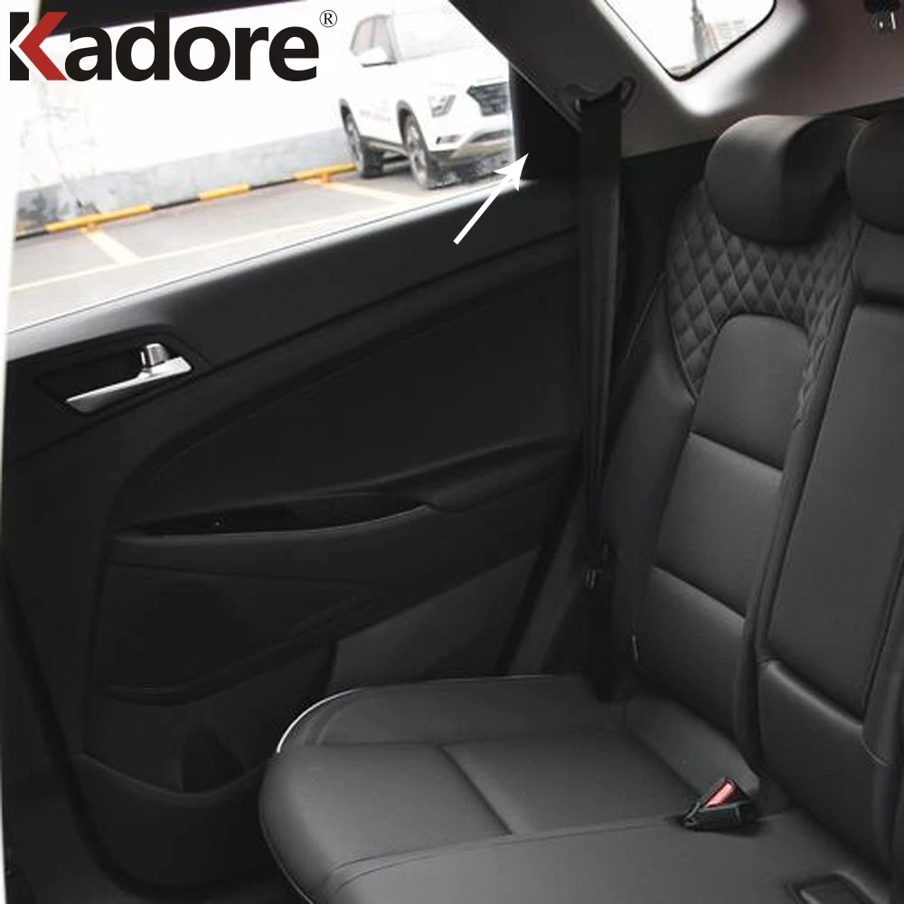 Для hyundai Tucson 2015-2019 2020 углеродное волокно внутренняя дверь подлокотник панель окно