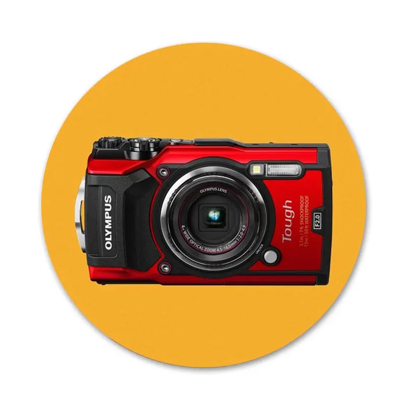 58mm cool pattern broken camera icons pins badge decoration brooches metal badges for clothes backpack decoration free global shipping