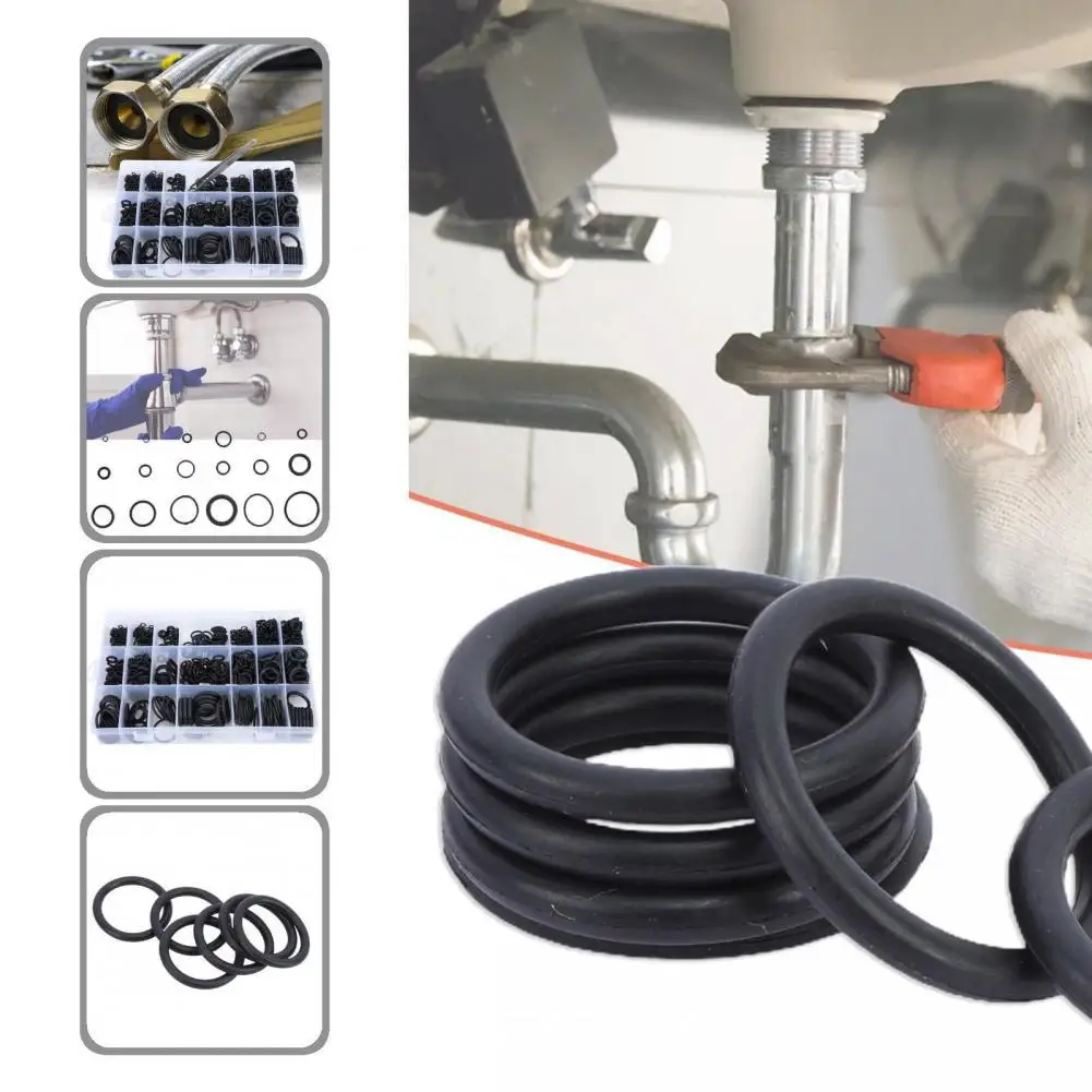 

Convenient 960Pcs/Set Multiple Long Service Life Sealing Washers Assorted for General Repair