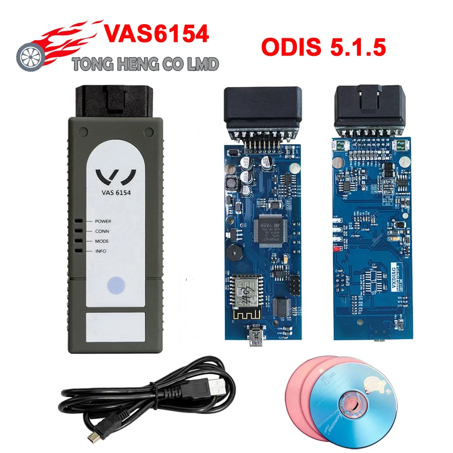 VAS 6154 полный чип ODIS V5.1.5 VAS6154 WiFi OBD2 Диагностический Инструмент лучше, чем VAS 5054A OKI