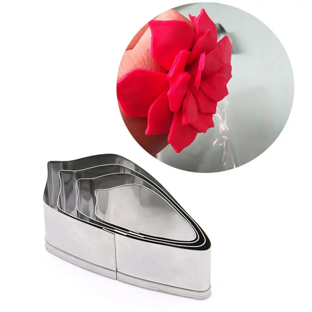 Посуда для выпечки из нержавеющей стали форма резки сахарного цветка