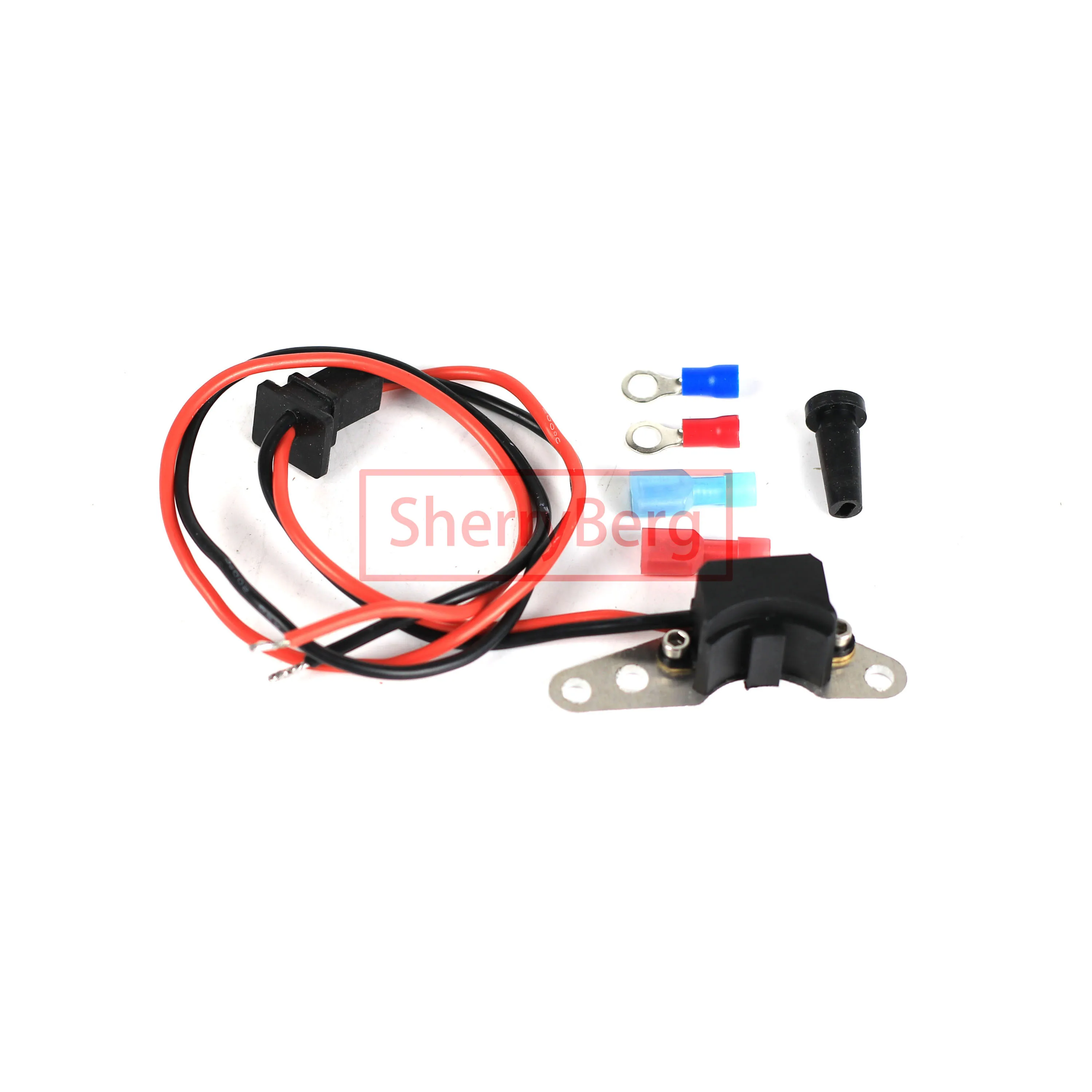 

SherryBerg New Electronic Ignition Distributor Kit for Ford 6 Cylinders 6 Cyls Replace Point kit Universal fit for Ford Dis.