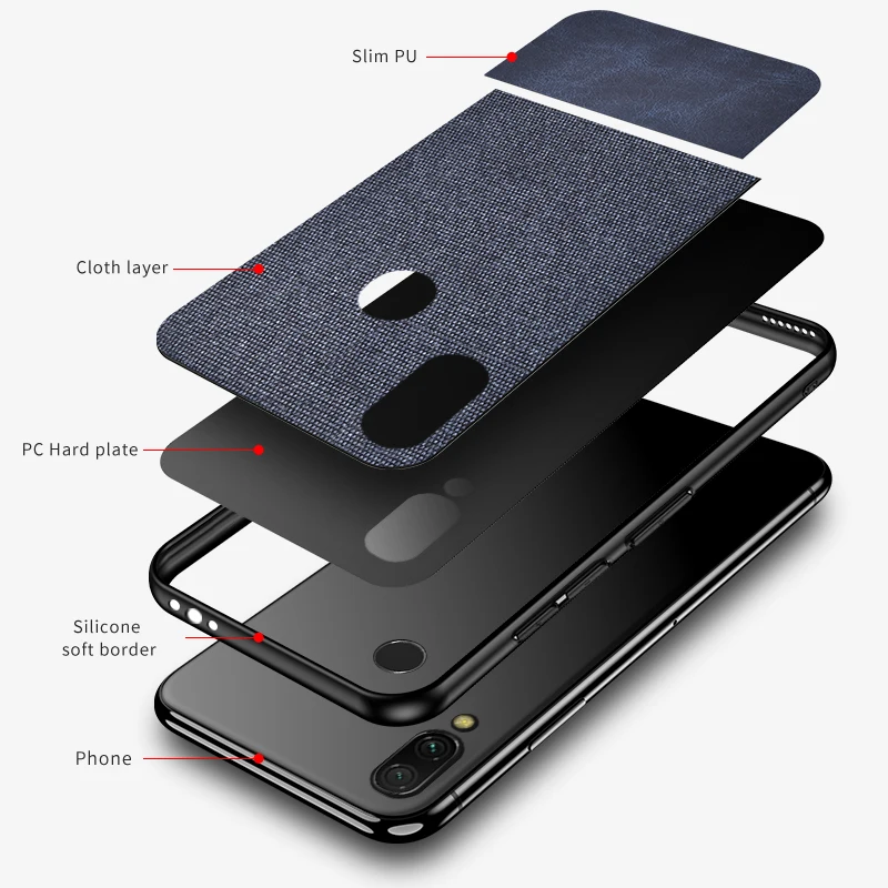 Чехол тканевый для Meizu Note 9 Силиконовый противоударный чехол с мягкими краями 16S Pro