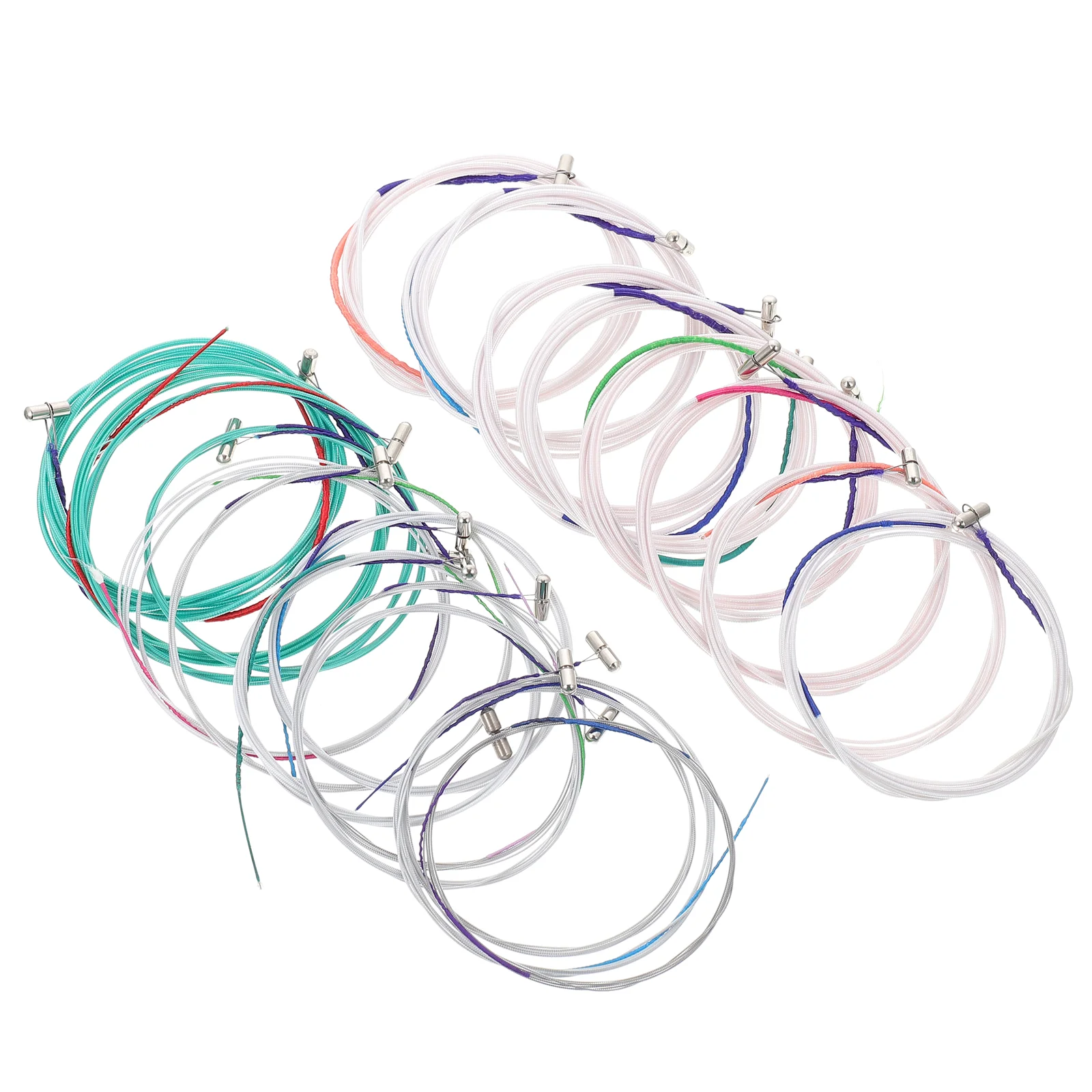 

21 шт. прочные стальные струны Guzheng Lyre, Сменные аксессуары Guzheng (разные цвета)