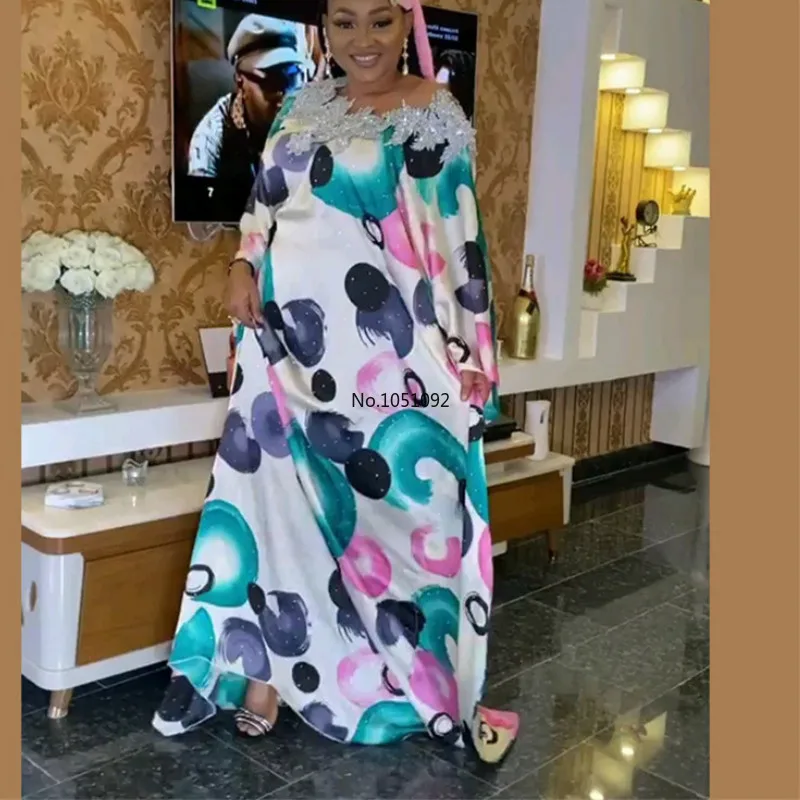 Женские вечерние платья с цветочным принтом повседневные блестящие длинным