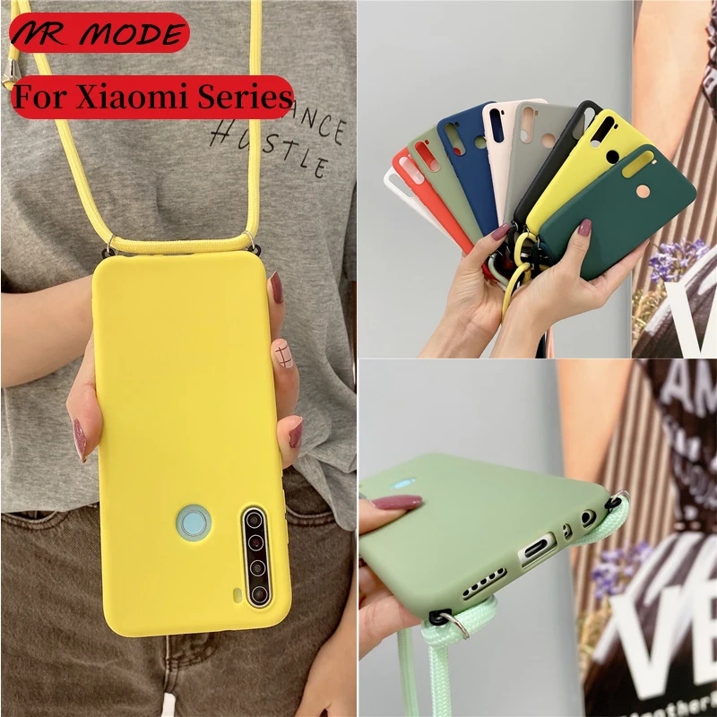 Мягкий силиконовый чехол для Xiaomi Mi 10 Pro Redmi Note 7A 8 8A 8T 9S 9 10X шнура и веревки |