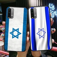 israel flag phone case for xiaomi redmi 11 lite 9c 8a 7a pro 10t 5g cover mi 10 ultra poco m3 x3 nfc 8 se cover