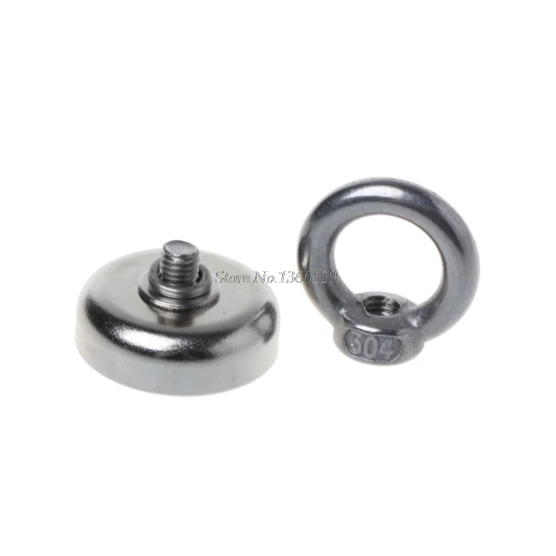 Неодимовый магнит 25 мм мощный поисковый металлоискатель спасательный охотничий