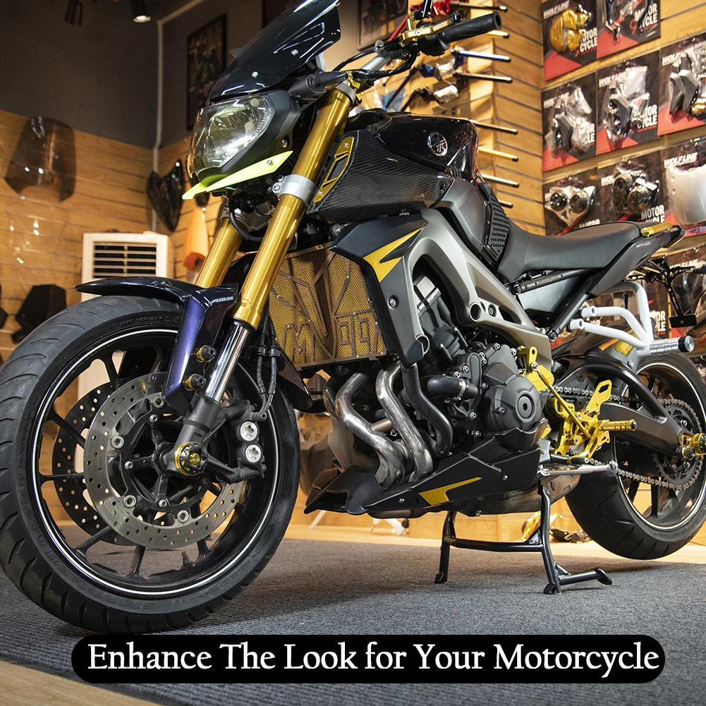 Нижний спойлер двигателя для YAMAHA MT09 FZ09 FJ09 Bellypan обтекатель радиатора боковая