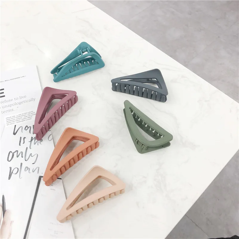 

1PCS Fashion Elegant Women Acrylic Hairpins Colorful geometric Hair Claw Clips Barrattes Hair Styling Accessories for Ladies