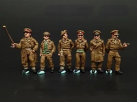 172 scale die cast resin figure wwii british officer model kit unpainted free shipping