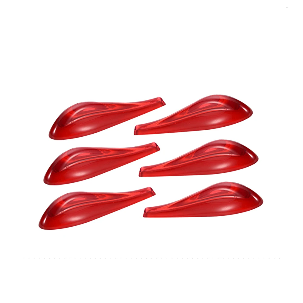 6pcs Reduced Wind Resistance Spoiler Strip Sticker Headlights Taillights Modified Deflector For Mazda Suzuki Ford Kia Car Tuning |