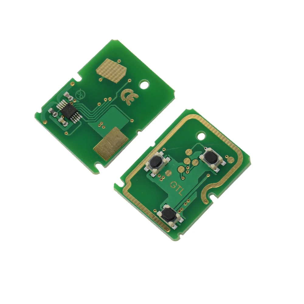 

OkeyTech 3 Button 433Mhz Transponder Auto Car Remote Key Fob For Ford Mondeo Fiesta C-MAX Fusion Replacement Key Shell No Blade