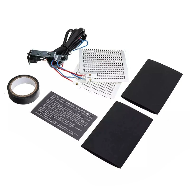 

12V Motorcycle Scooter Electric Universal Heating Hand Grips Pads E-Bike ATV Handlebar Heated Grips Cover