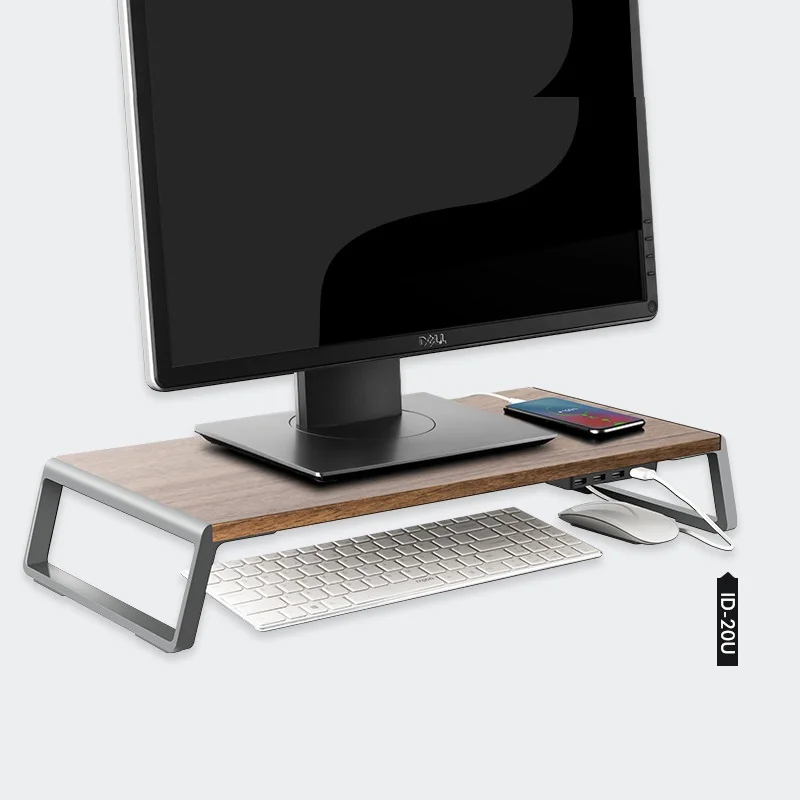 Подставка для монитора iMac Универсальная металлическая с 4 usb портами|Кронштейны