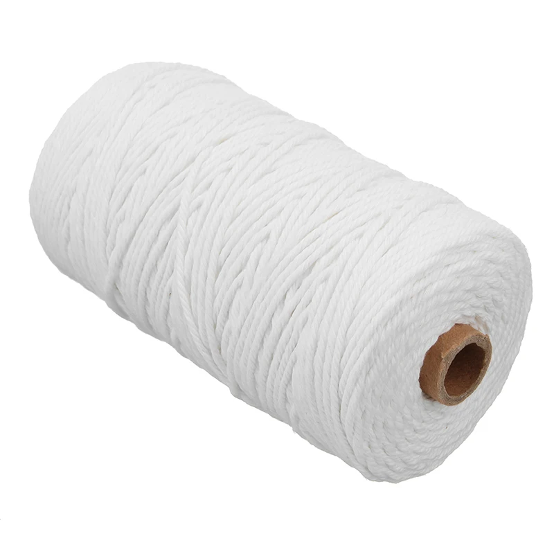 1 Roll Wall Hanging Braided Rope Flowerpot Holder Vase Basket Ornaments Decor Cotton Linen 130m Gardening Supplies | Дом и сад