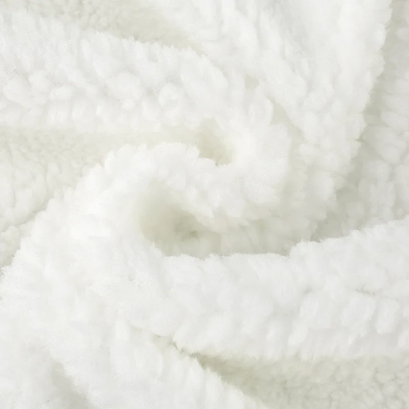 2021 Fall New Style Sheepskin Fashion Loose Lapel Casual David Clothing Warm Cardigan Women's Jacket