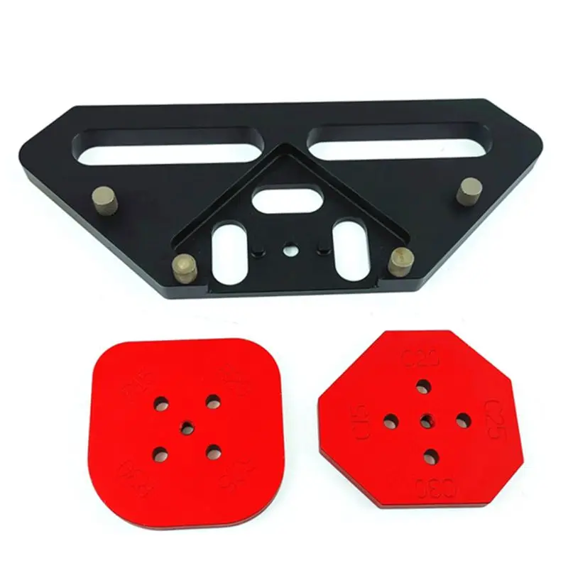 

Aluminum Alloy Radius Panel Quick Jig Router Table Bits Corner Positioning Template Woodworking Kit
