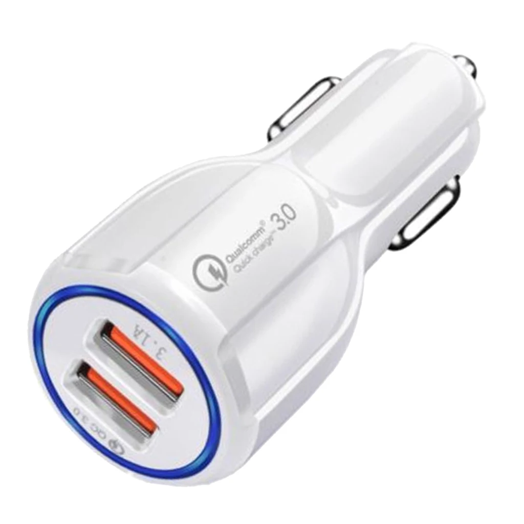 DC 2 USB адаптер Автомобильное зарядное устройство Мотоцикл Скутер источник