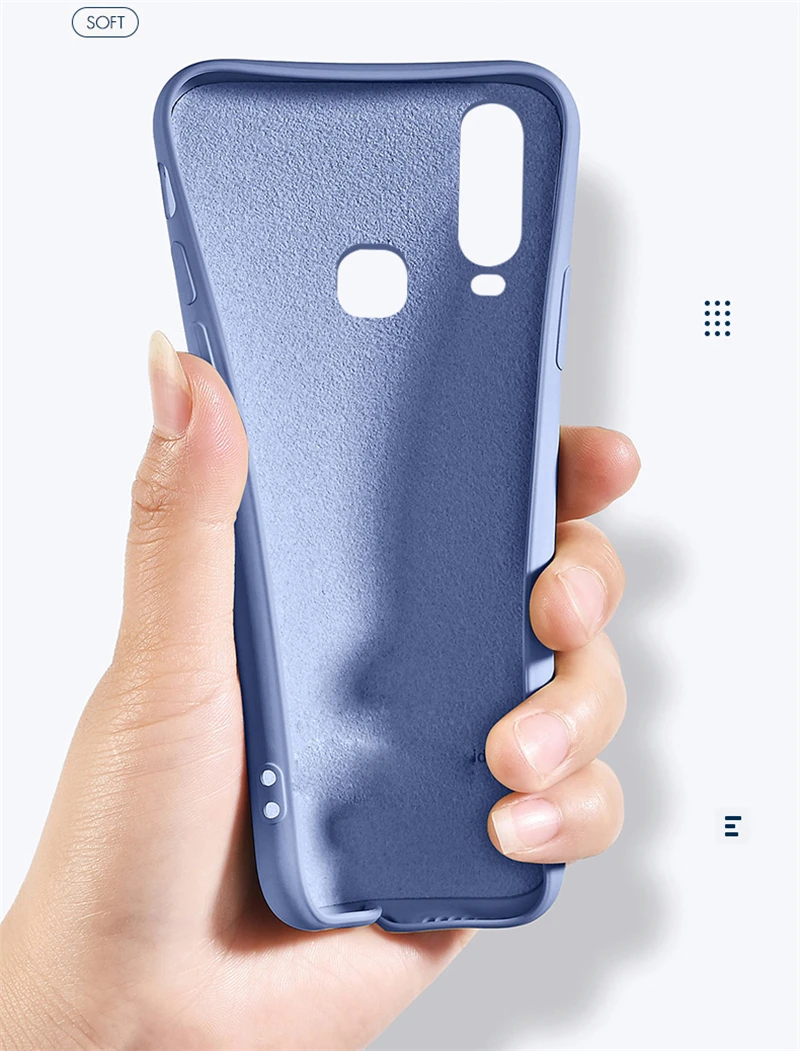 Чехол для Vivo Y17 чехол телефона мягкий резиновый оригинальный защитный из жидкого