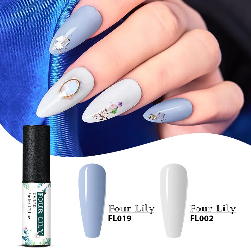 Гель лак для ногтей однотонный Радужный 5 мл 176 цветов|Гель ногтей| |