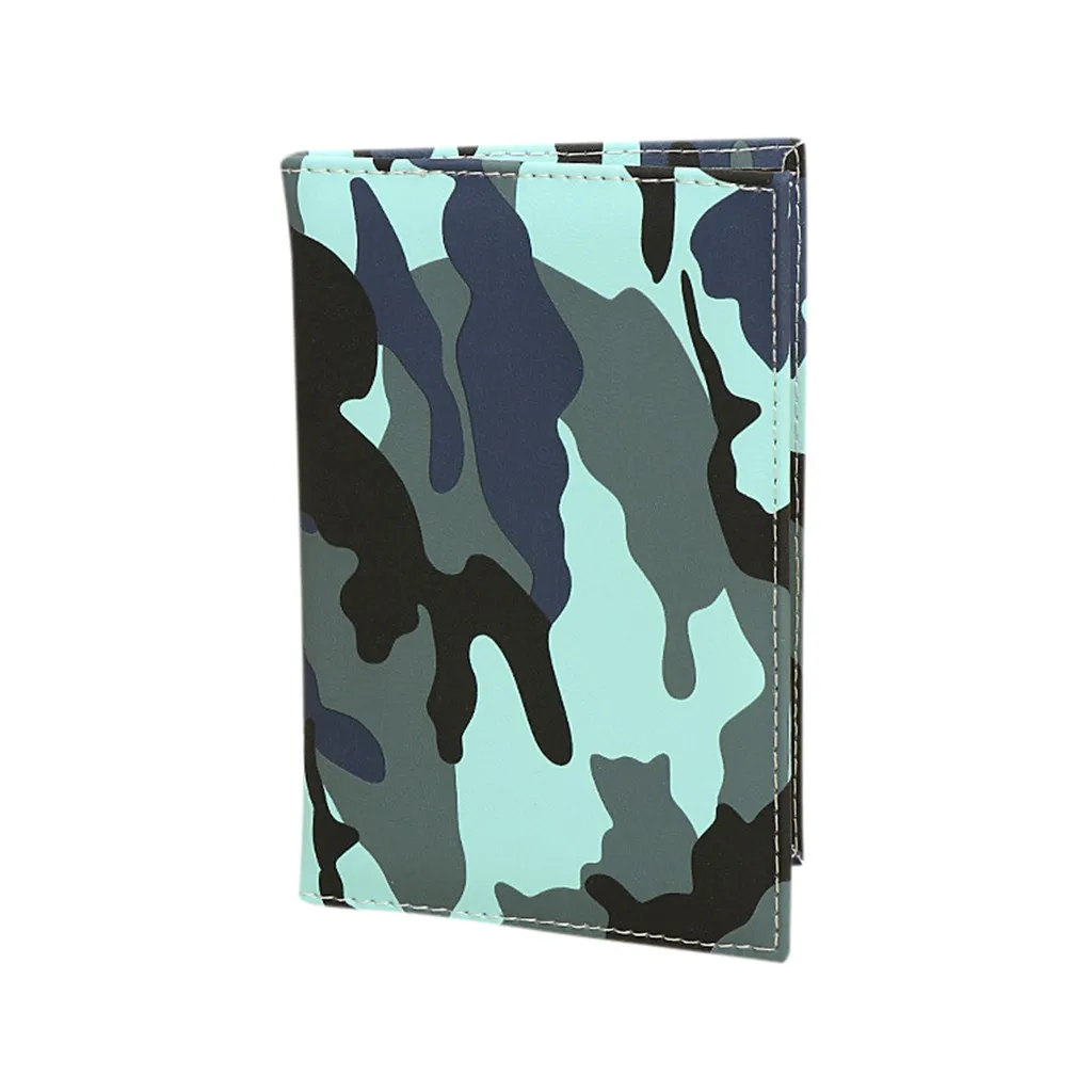Дорожная камуфляжная Обложка унисекс для паспорта Модный чехол кредитных карт