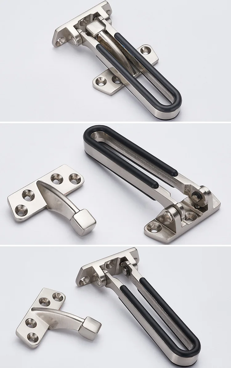 Дверная защелка цинк защита от кражи пряжка с застежкой замок цепь безопасности