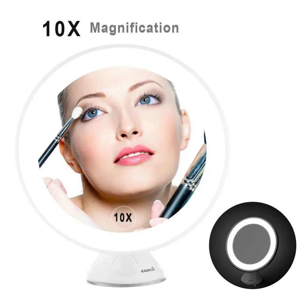 8-дюймовый светодиодный увеличительный стол круглое косметическое зеркало для