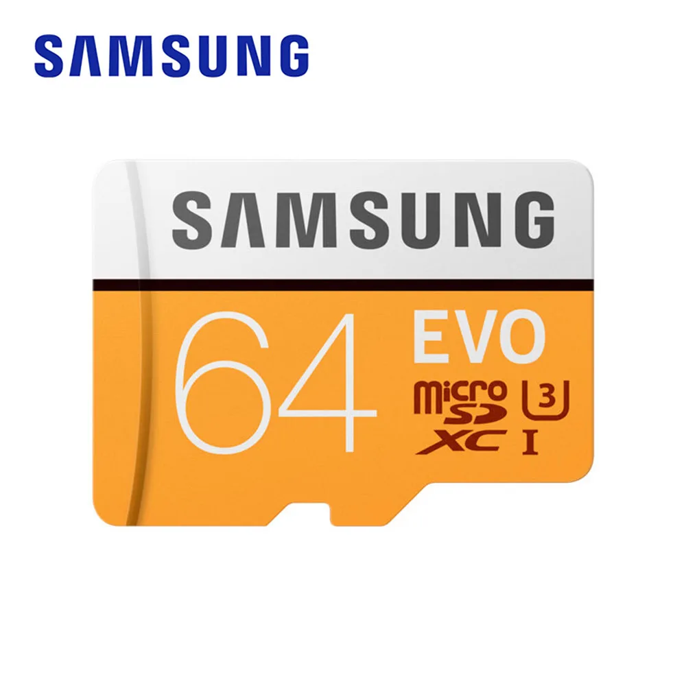 

Карта памяти SAMSUNG Micro SD EVO, 32 ГБ, microSDHC, 64 ГБ, 128 ГБ, microSDXC, C10, U3, 4K, TF-карта с адаптером для смартфонов и планшетов