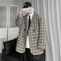 2021 autumn and winter new youth hong kong style loose casual suits fashionable and versatile