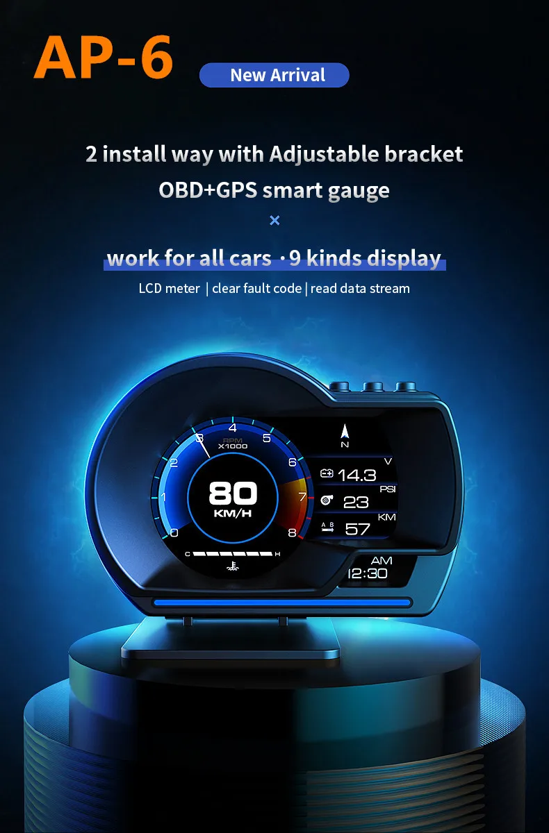OBD+GPS meter 