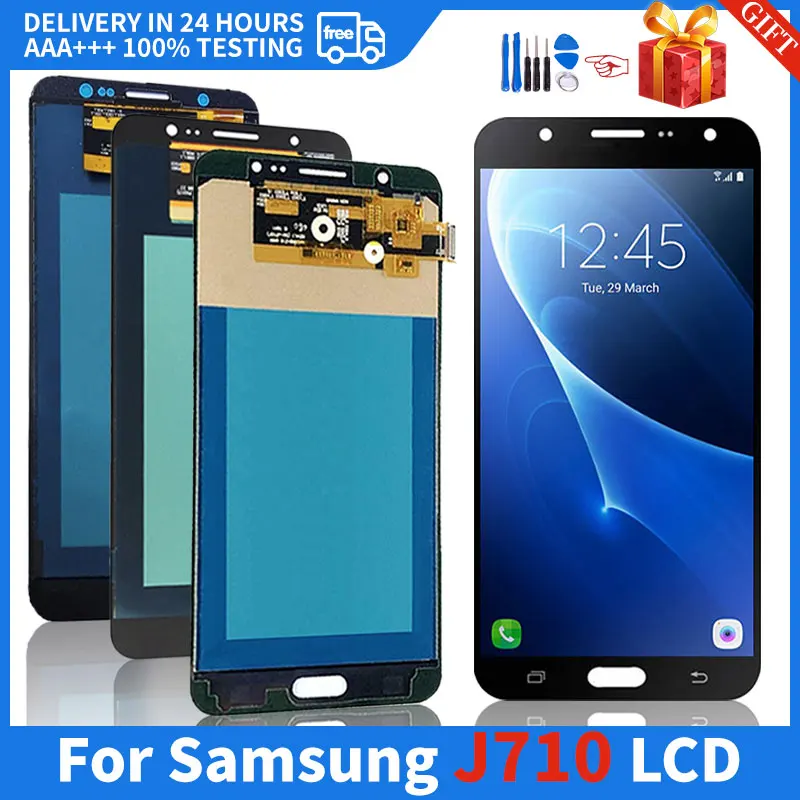 

ЖК-дисплей Amoled incell для SAMSUNG Galaxy J7 2016 J710 J710F, 10 шт.