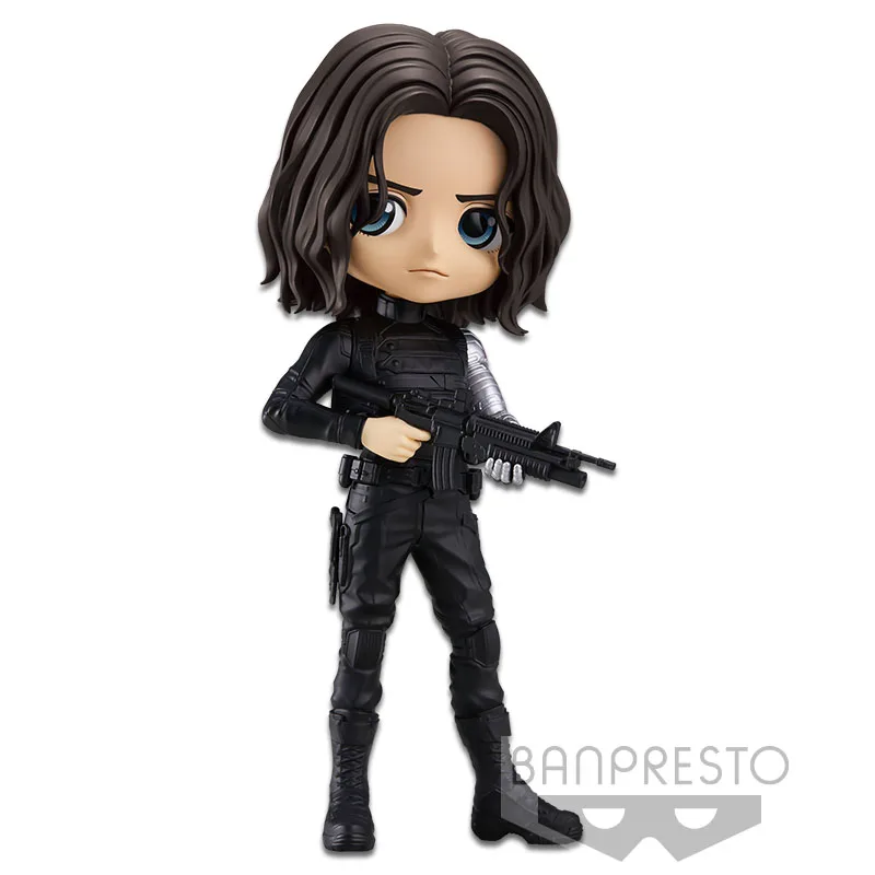 Оригинальная кукла Bandai Banpresto Q с принтом Marvel Мстители Зимний Солдат баки эффект