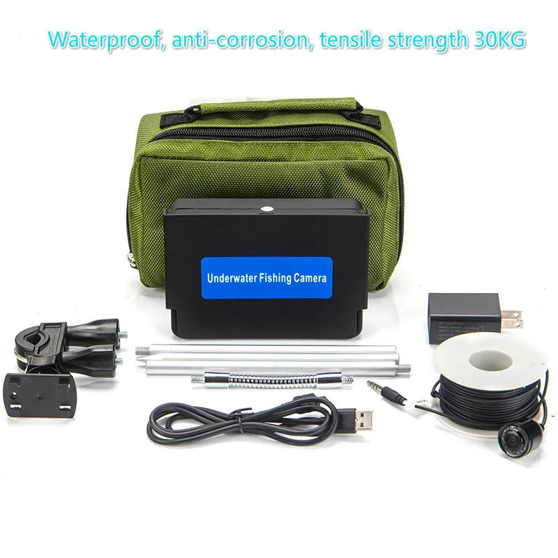 Дешево WF25C 4,3 дюймов мини Рыболокаторы подводная рыбалка Камера на расстоянии до 20 м/с возможностью погружения на глубину до 30 м Камера для подледно...