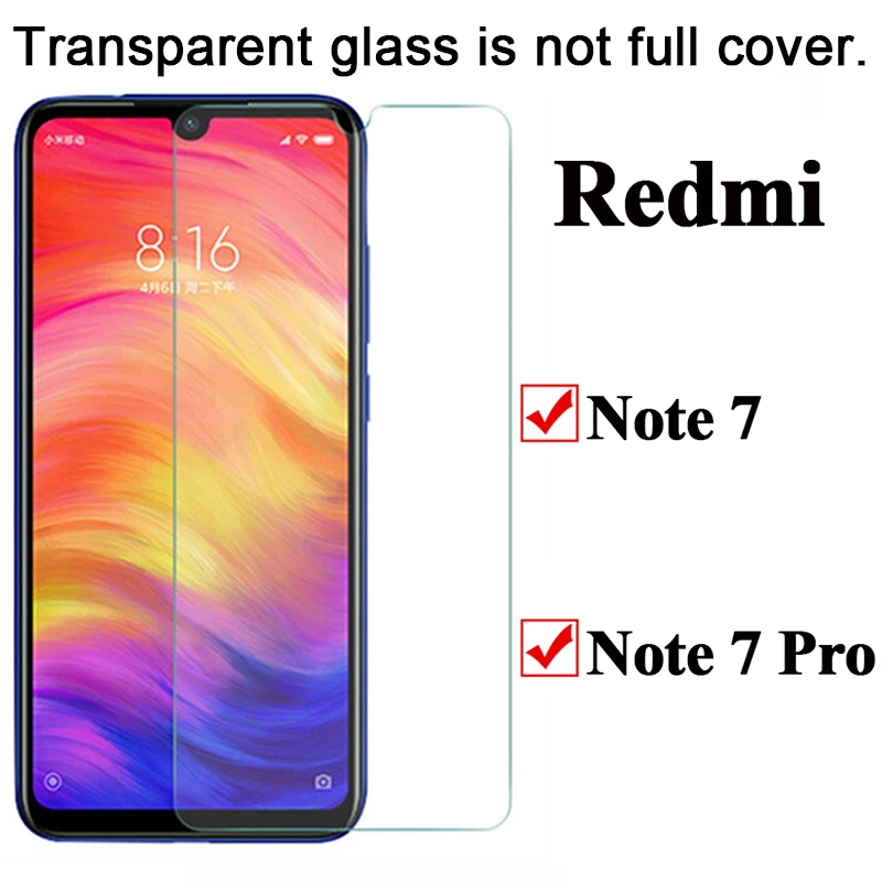 Закаленное стекло для Xiaomi Redmi Note 6 Pro 4X 4 защитное на 5 5A 3 2 Защита экрана 7|Защитные