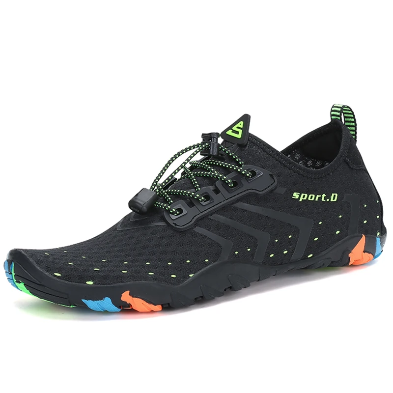 Aqua Shoes Мужская Летняя обувь быстросохнущие пляжные тапочки для плавания женские