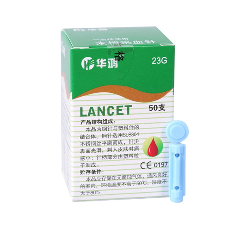 100 шт./лот 23 г/26 г/28 г Lancets иглы стерильные одноразовые игла для кровопускания пролитой крови игла ручка для устройства ланцовки