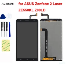 Для ASUS Zenfone 2 Laser ZE550KL ЖК экран Z00LD дисплей сенсорный дигитайзер