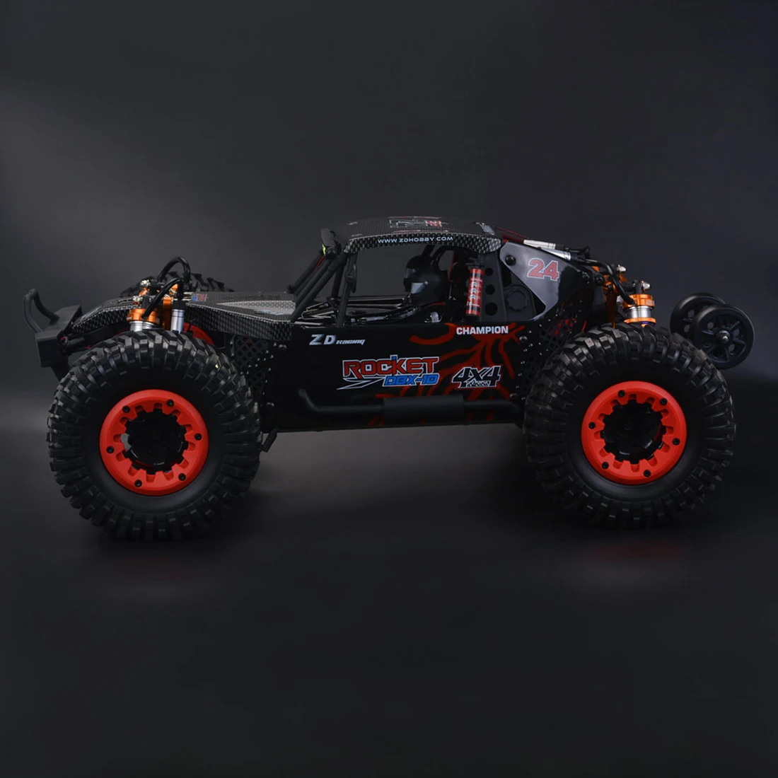 ZD гоночный ракета DBX-10 1/10 4WD 80 км/ч 2 4 г бесщеточный мотор скоростной