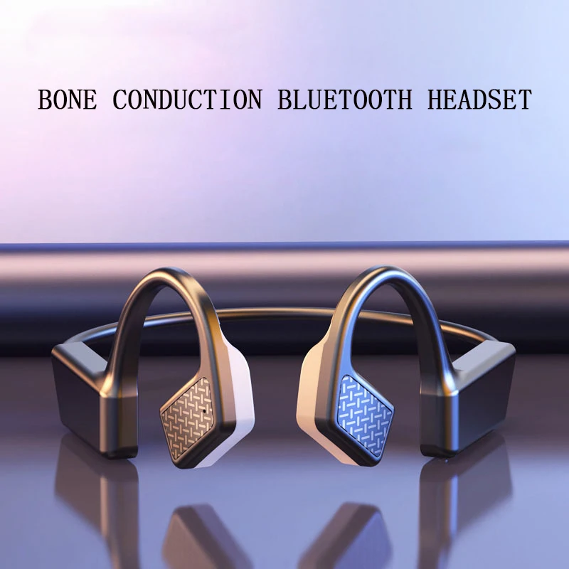 

Bone Conduction Headphones With Microphone Bluetooth 5.0 Painless Waterproof Sports Headset Earbuds Earphone Wireless Bluetooth