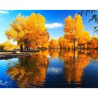 Набор для рукоделия, квадратная мозаика 5D, осенний кленовый пейзаж, пейзаж, алмазная вышивка, набор для рукоделия