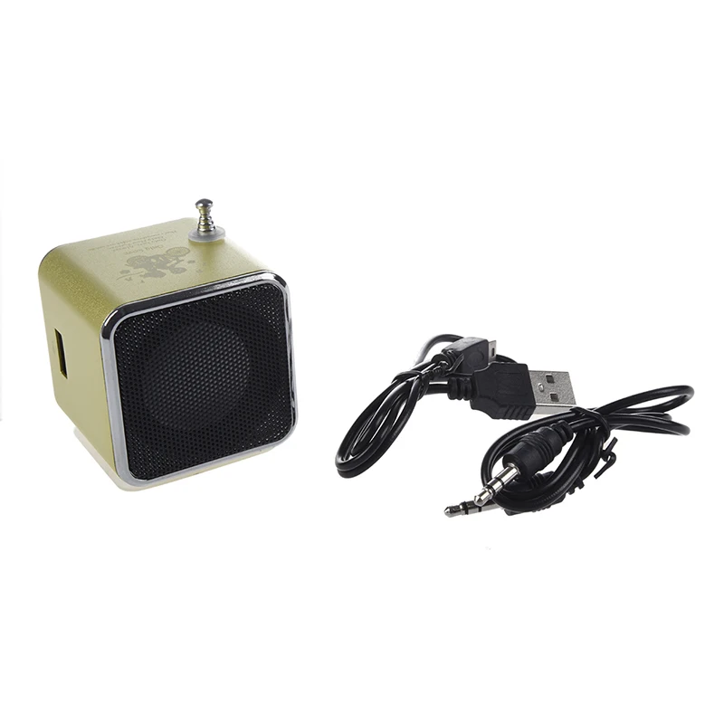 TD-V26 Portable Mini Digital Speaker with Micro SD / TF USB /FM (Green) | Электроника