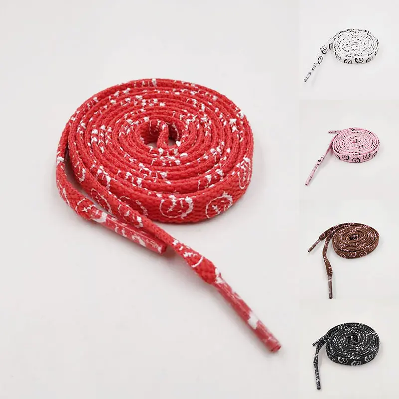 Print Cartoon Wild Shoelaces Athletic Safety Sneakers Shoelaces Casual Lace Funny Night Walk Bootlace Shoelace 120/140/160/180CM